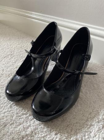 Image 1 of Women’s Black Heels (mary jane style)