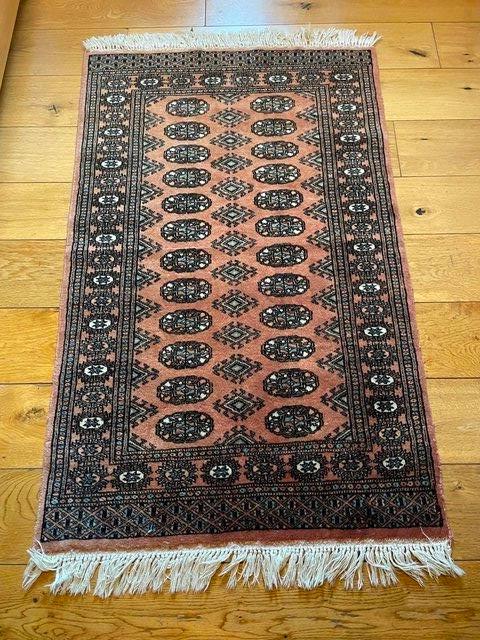 Preview of the first image of VINTAGE Uzbek RUG BEAUTIFUL HAND MADE PERSIAN WOOL CARPET 13.
