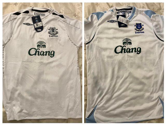 Preview of the first image of 2 Everton Football Shirts Brand New With TAGS.