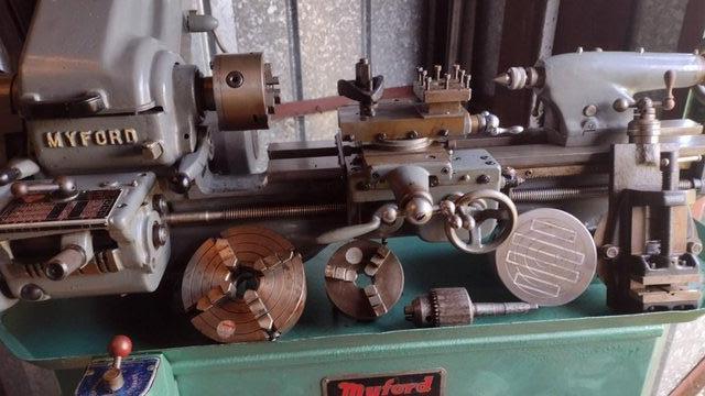 Image 2 of Myford Super 7 lathe with lots of additional extras