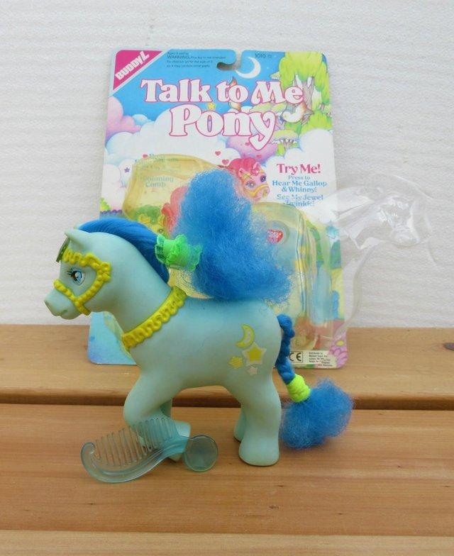 Preview of the first image of Talk to Me Pony – Buddy L – Vintage.