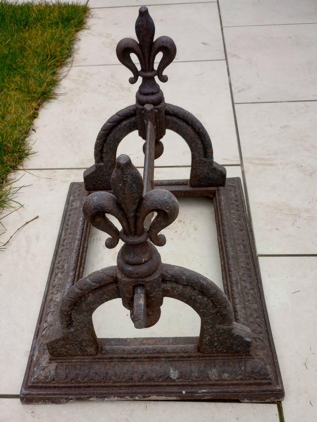 Preview of the first image of Cast Iron Ornate Boot Jack..
