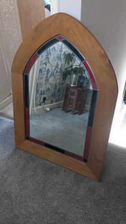 Image 1 of Large arched mirror ....