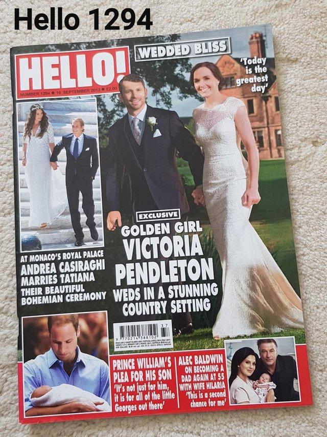 Preview of the first image of Hello Magazine 1294 - Andrea Casiraghi Marries Tatiana.