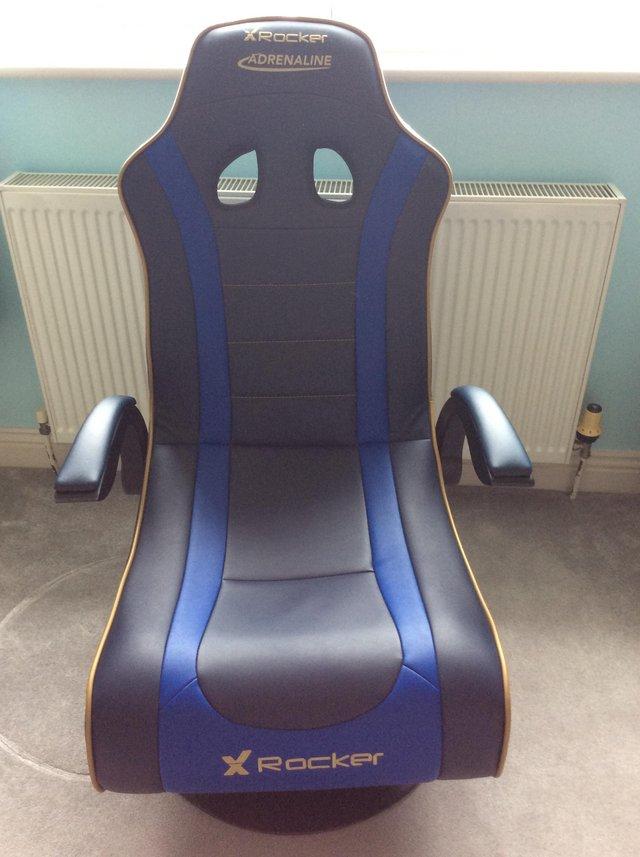Preview of the first image of X-Rocker Adrenaline Gaming Chair.