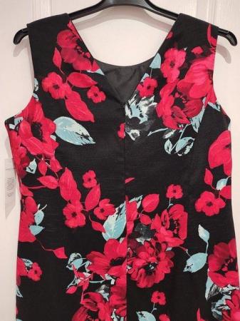 Image 25 of BNWT Anna Rose Dress Size 16 Red/Black