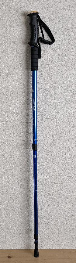 Preview of the first image of Blue Dingfeng 3 Step Anti-Shock Walking Pole.