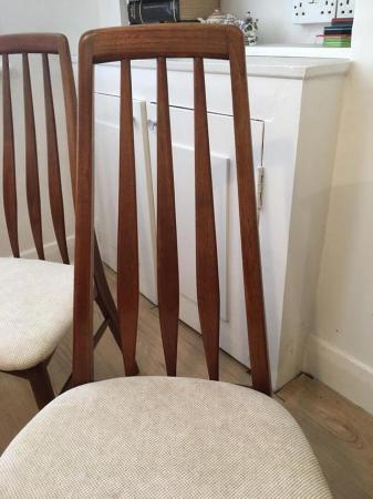 Image 2 of MID CENTURY DANISH DINING CHAIRS - SET OF 6 BY NIELS KOEFOED