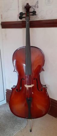 Image 1 of Antoni Debut 3/4 sized 'cello in Archer lightweight case