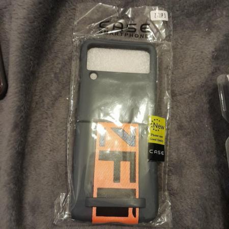 Image 3 of Samsung galaxy Flip 3 phone case with strap