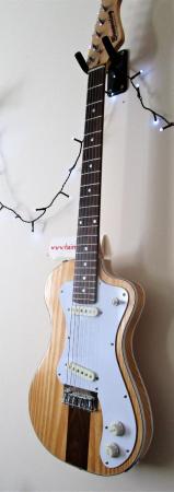 Image 3 of Unique electric solid pine body guitar