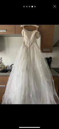 Image 2 of Wedding dress, good condition with no rips