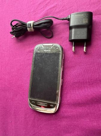 Image 2 of Grey Nokia C7 smartphone with its original accessories