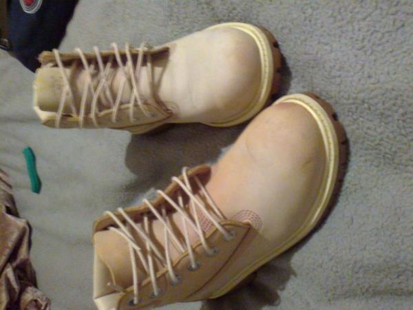 Image 1 of Children Timberland boots worn but in good condition