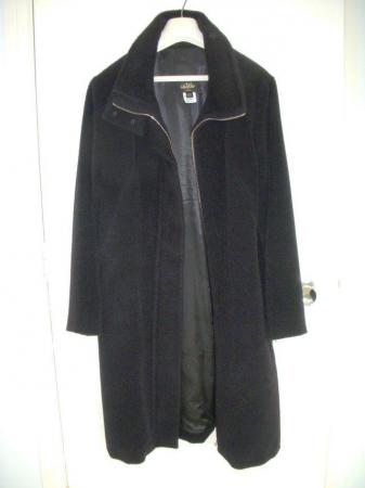 Image 1 of Winter coat, Whistles, black size 12 - excellent condition