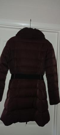 Image 2 of ZARA ladies quilted mid length coat