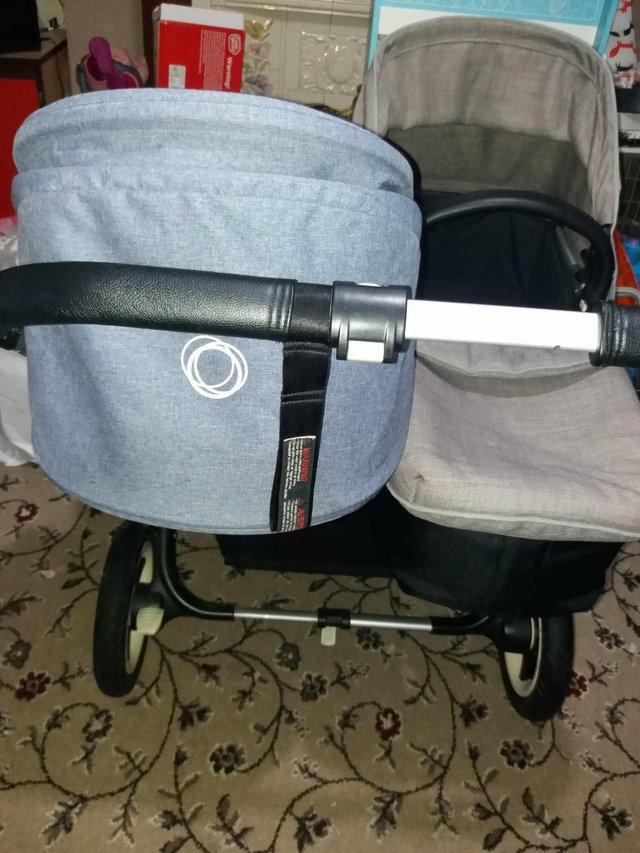 Preview of the first image of BUBUGABOO DONKEY.twin /single pram .lots off accessories.