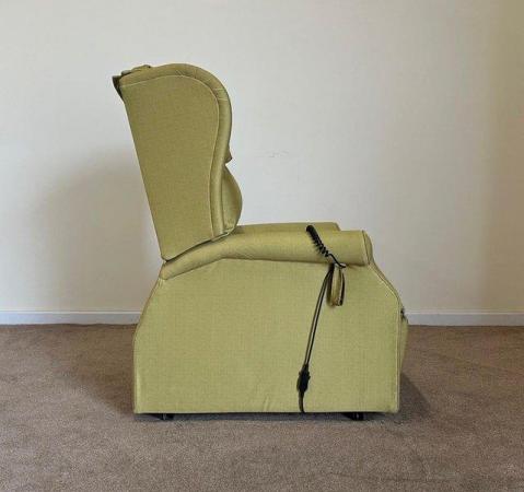 Image 11 of AJ WAY PETITE ELECTRIC RISER RECLINER GREEN CHAIR ~ DELIVERY