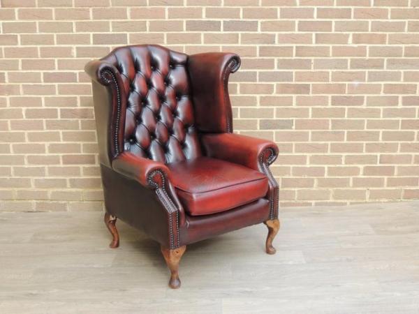 Image 7 of Chesterfield Vintage Queen Anne Armchair (UK Delivery)