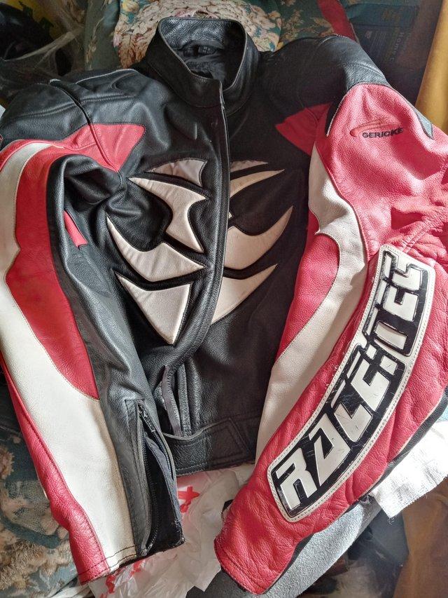 Preview of the first image of Hein Gericke, Quality Racing Leather jacket.