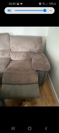 Image 5 of 2 seater reclining sofa like new