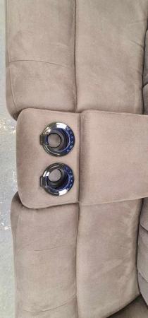 Image 15 of La-z-boy Empire grey fabric 2 seater sofa