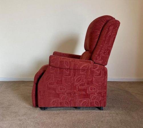Image 10 of RESTWELL LUXURY ELECTRIC RISER RECLINER RED CHAIR ~ DELIVERY