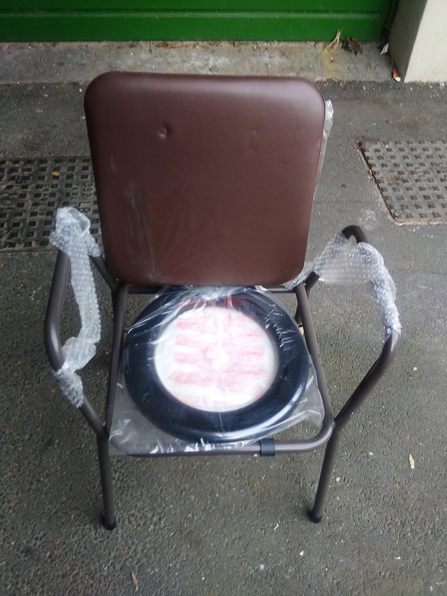 Preview of the first image of Mobility living aid commode toileting chair.