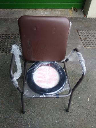 Image 1 of Mobility living aid commode toileting chair