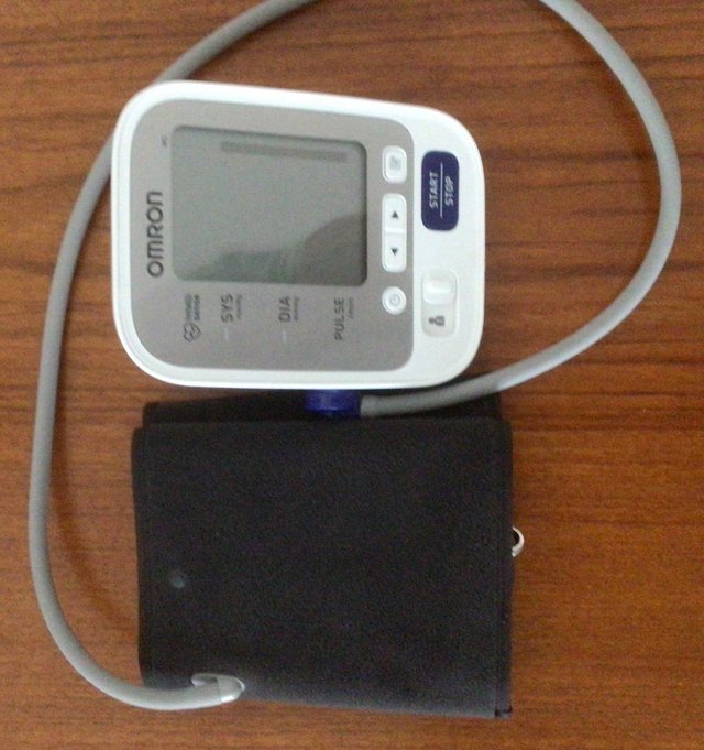Preview of the first image of OMRON blood pressure monitor.