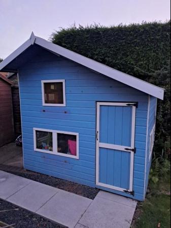 Image 1 of Childrens Two Storey Garden Playhouse