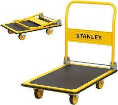 Preview of the first image of Stanley Steel Platform Truck 300kg Folding - Yellow - new.