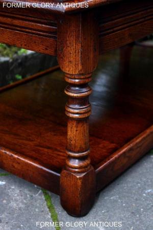 Image 75 of A TITCHMARSH AND GOODWIN STYLE OAK TWO DRAWER COFFEE TABLE