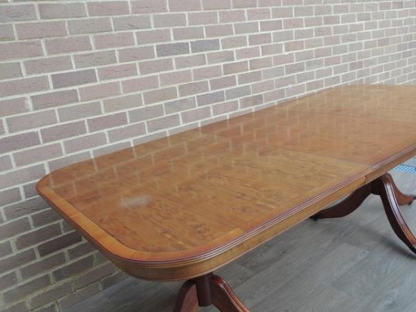 Image 11 of Burr Wood Extendable Foldable Dining Table (UK Delivery)