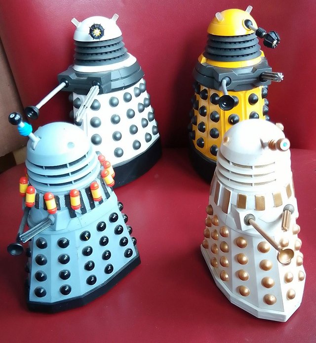 Preview of the first image of FOUR BBC Terry Nation Model Daleks.