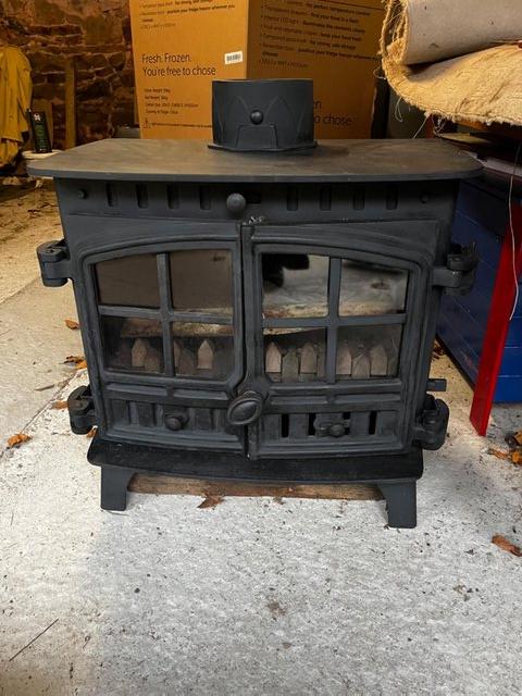 Preview of the first image of Hunter 8B multifuel boiler stove.