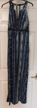 Image 1 of Monsoon long sleeveless dress size medium