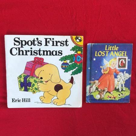 Image 1 of 2 vintage 1980s Christmas Books: Little Lost Angel & Spot
