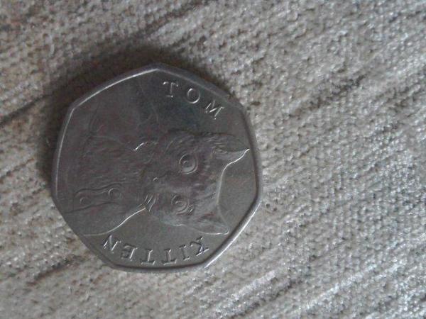 Image 1 of Tom kitten 50p piece,2017, in mint condition,!!??,