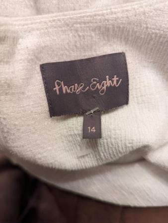 Image 3 of Phase Eight Grey/white Colour Block Dress Size 14
