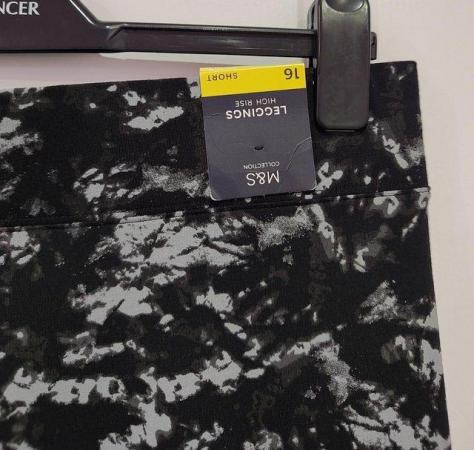 Image 5 of New M&S High Rise Leggings Size 16 Short Collect or Post
