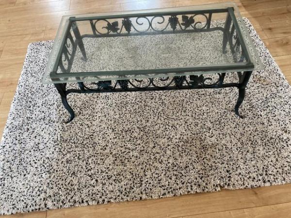 Image 1 of Handcrafted cast iron coffee table