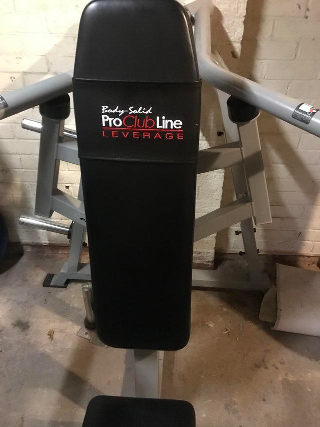 Preview of the first image of Body line shoulder press machine.