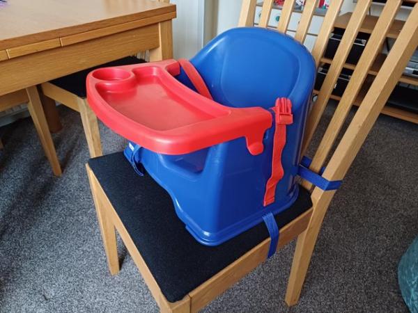 Image 3 of Childs booster seat and tray