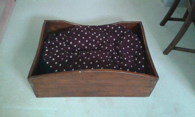 Image 3 of Wooden Dog Bed ...............