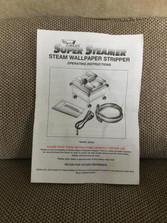 Image 2 of Earlex Wallpaper Steamer complete with instructions