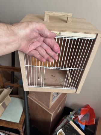 Image 2 of Wooden travelling bird cages