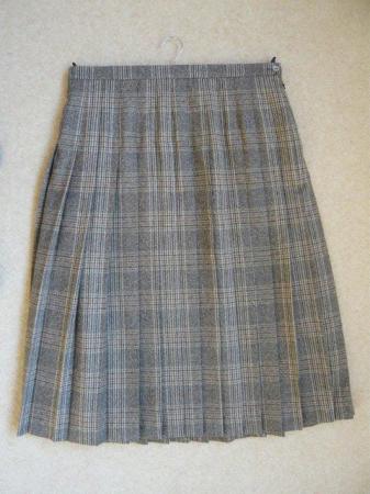 Image 1 of Skirt - quality Cotswold Collection checked pleated skirt