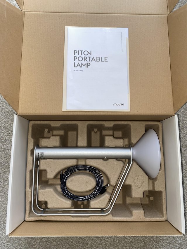 Preview of the first image of BNIB Muuto piton portable lamp.