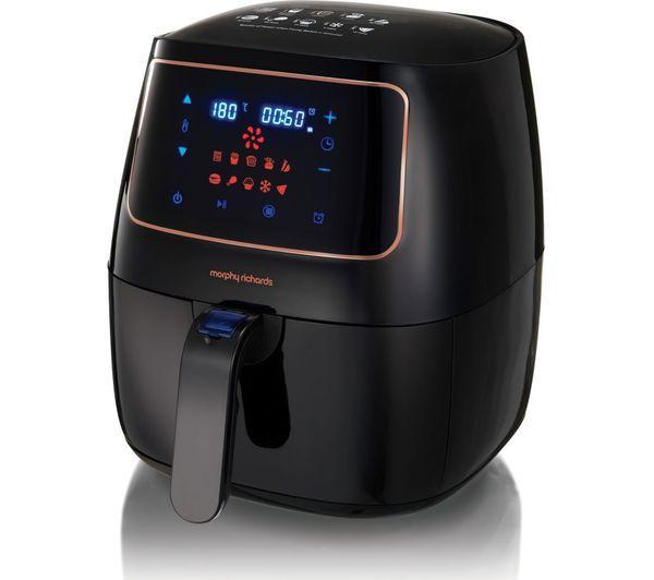 Preview of the first image of MORPHY RICHARDS DIGITAL HEALTH FRYER-1400W-3L-BLACK-NEW* WOW.
